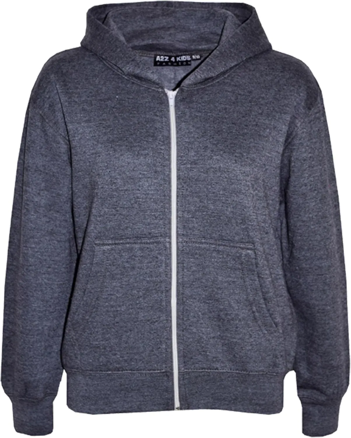 A2Z 4 Kids Kids Jacket Girls Boys Plain Fleece Hoodie Zip Up Style Zipper 5-13