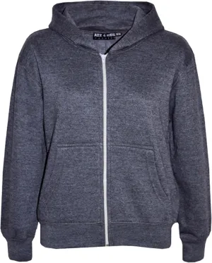 A2Z 4 Kids Kids Jacket Girls Boys Plain Fleece Hoodie Zip Up Style Zipper 5-13