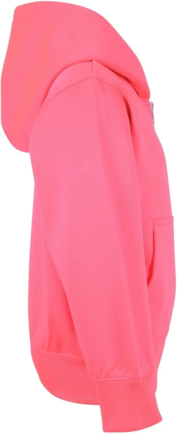 A2Z 4 Kids Kids Jacket Girls Boys Plain Fleece Hoodie Zip Up Style Zipper 5-13