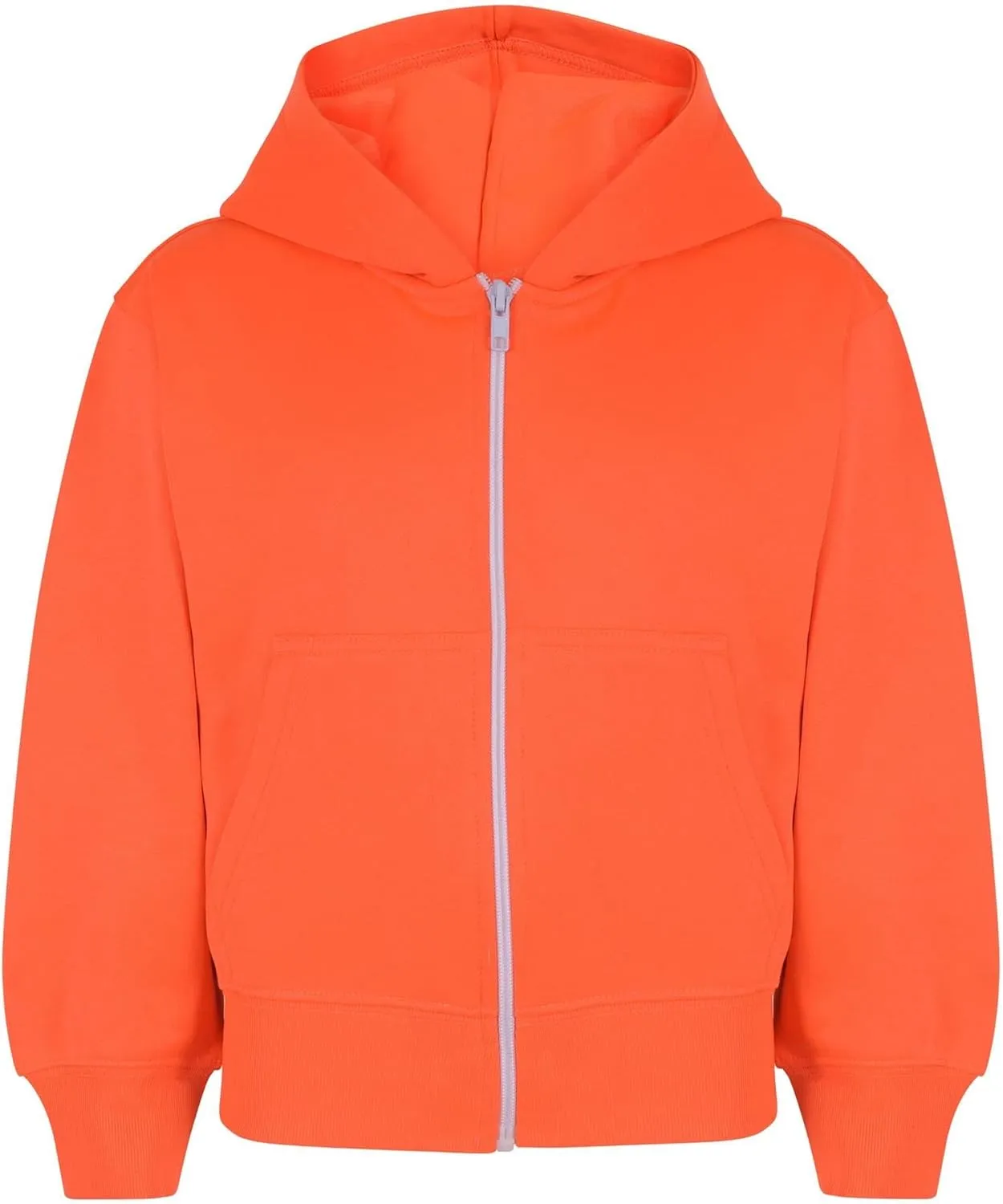 A2Z 4 Kids Kids Jacket Girls Boys Plain Fleece Hoodie Zip Up Style Zipper 5-13