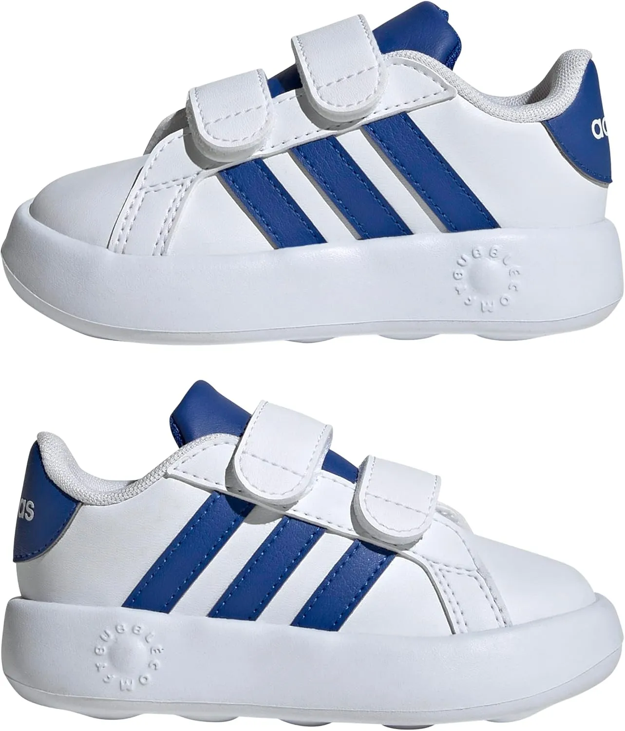 adidas Baby-Boy's Grand Court 2.0 Velcro Strap Sneaker