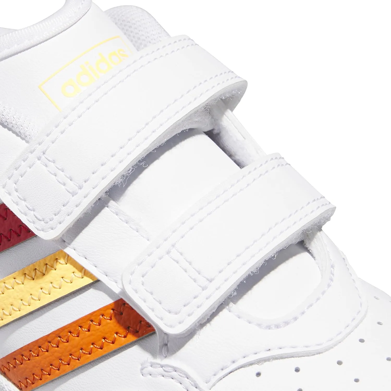 adidas Unisex-Child Hoops 4.0 Velcro Strap Sneaker