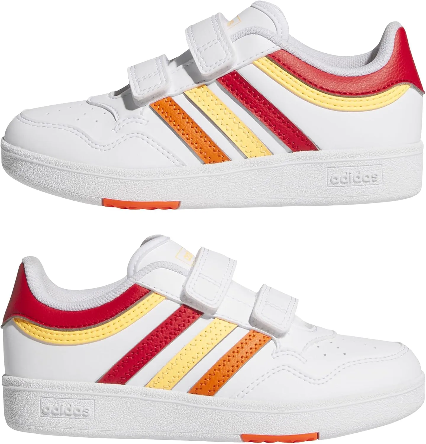 adidas Unisex-Child Hoops 4.0 Velcro Strap Sneaker