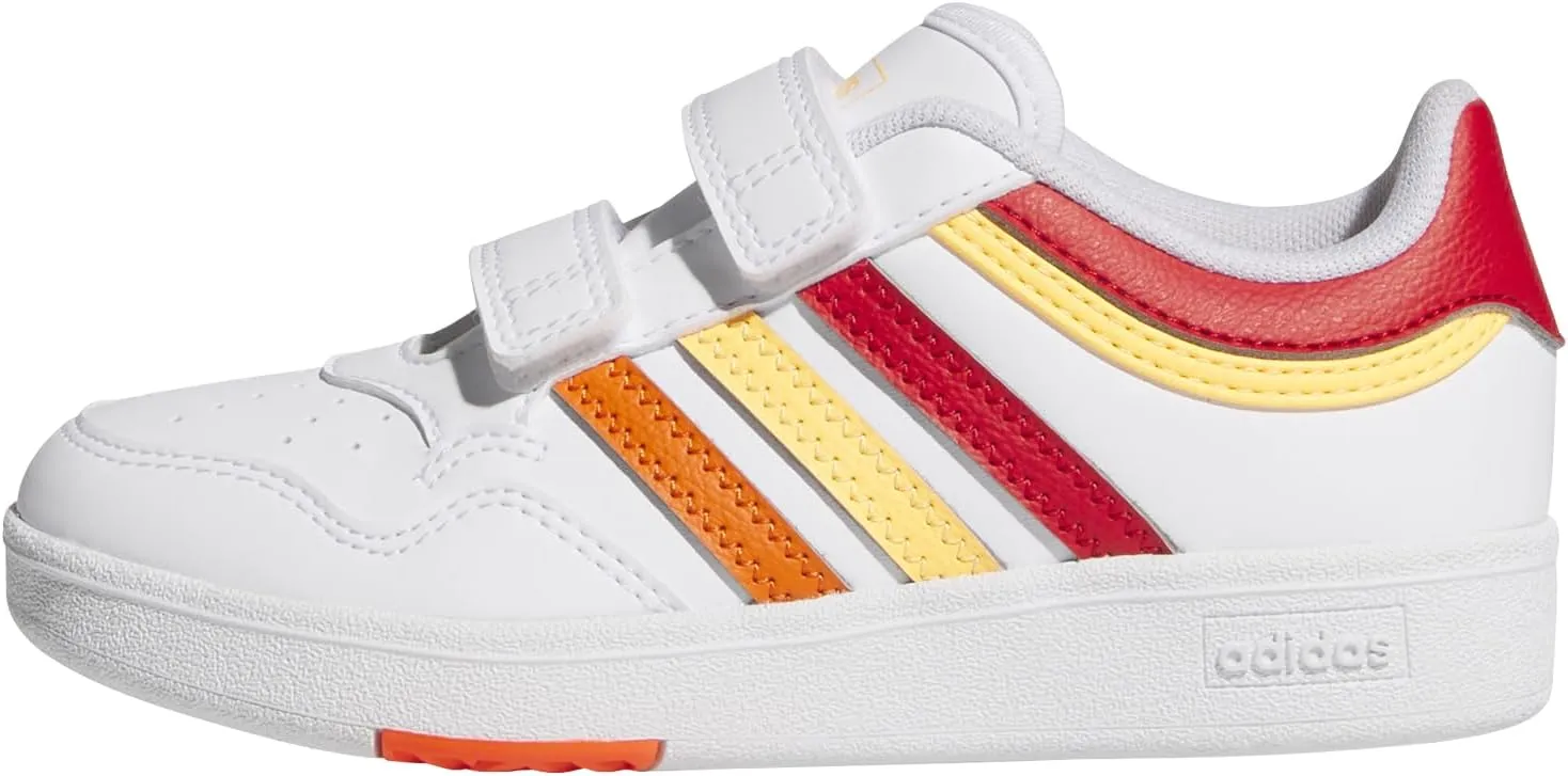 adidas Unisex-Child Hoops 4.0 Velcro Strap Sneaker