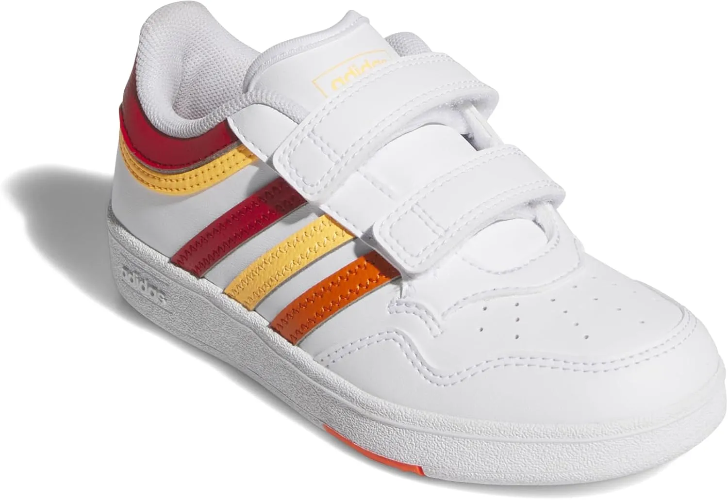 adidas Unisex-Child Hoops 4.0 Velcro Strap Sneaker
