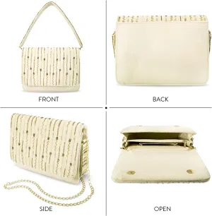 Aheli Clutch Purses Gift for Women Handmade Evening Handbags Bridal Clutch