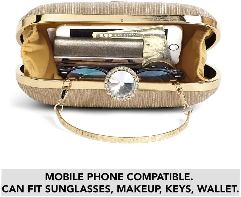 Aheli Clutch Purses Gift for Women Handmade Evening Sling Handbag Stylish Bridal Fashion Bag