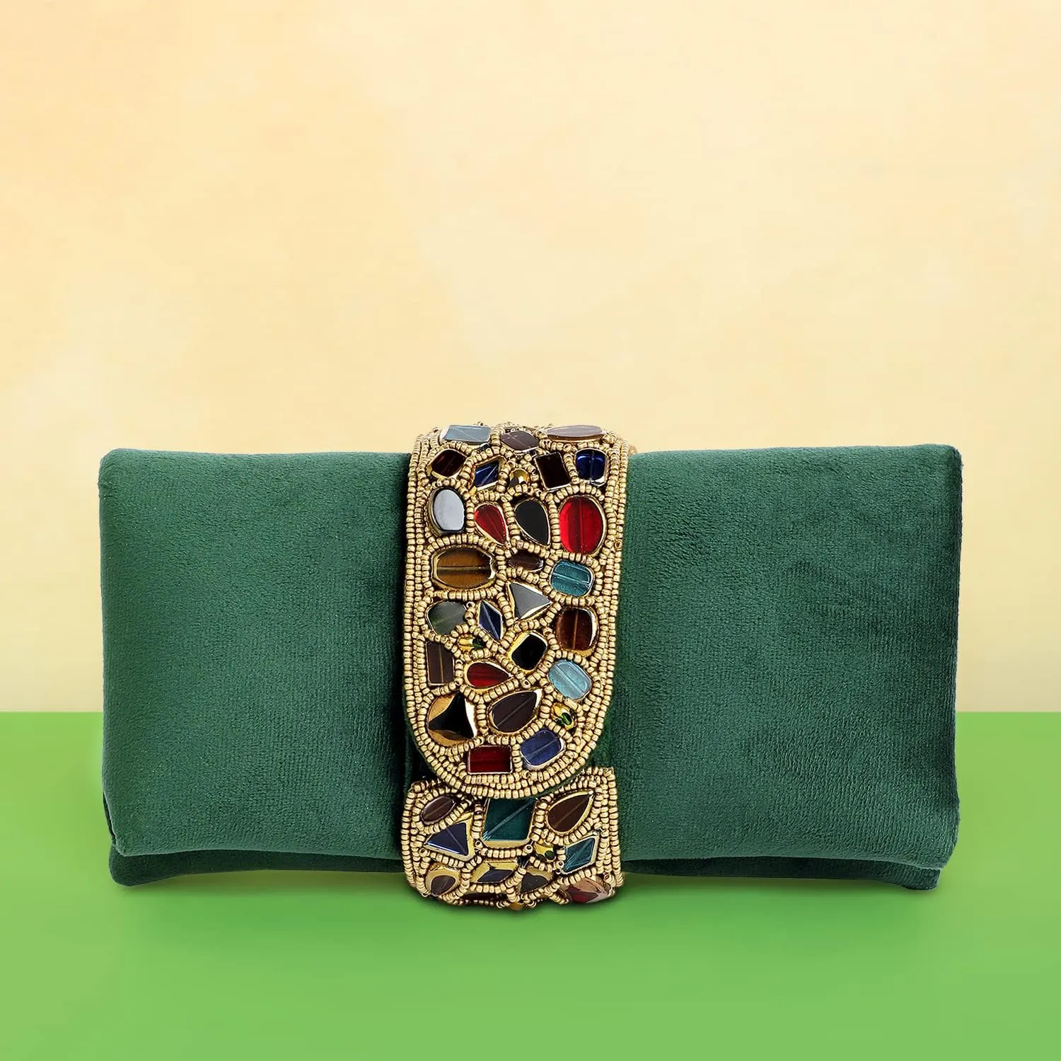 Aheli Clutch Purses Gift for Women Handmade Evening Sling Handbag Stylish Bridal Fashion Bag