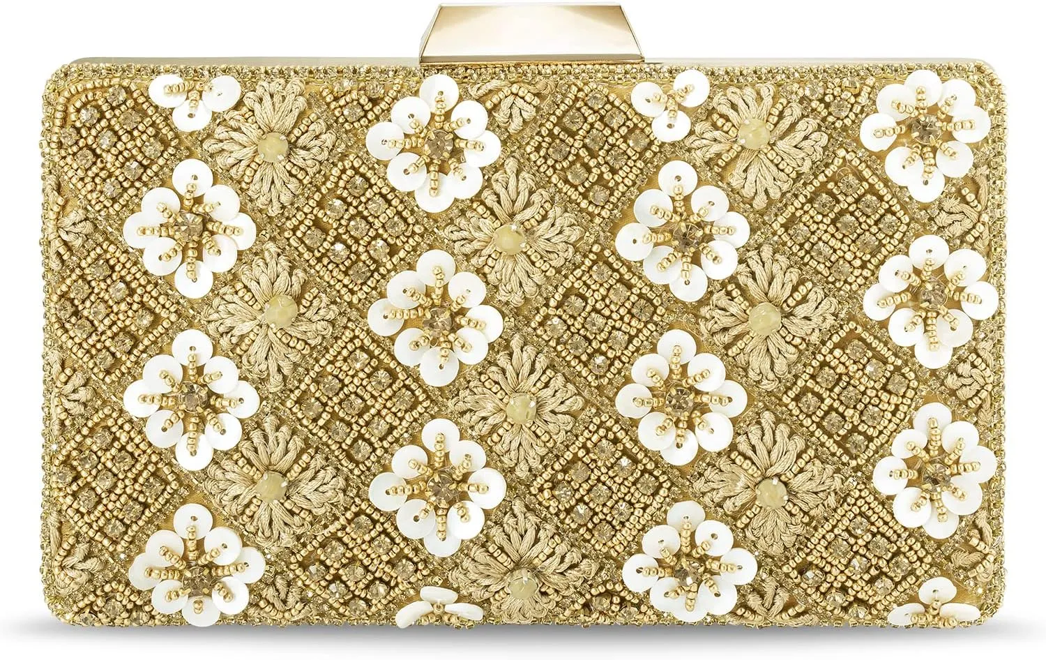 Aheli Clutch Purses Handmade Handbags for Wedding Evening Party Bridal Gift for Women