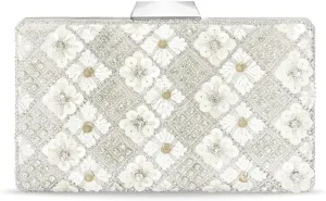 Aheli Clutch Purses Handmade Handbags for Wedding Evening Party Bridal Gift for Women