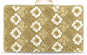 Aheli Clutch Purses Handmade Handbags for Wedding Evening Party Bridal Gift for Women