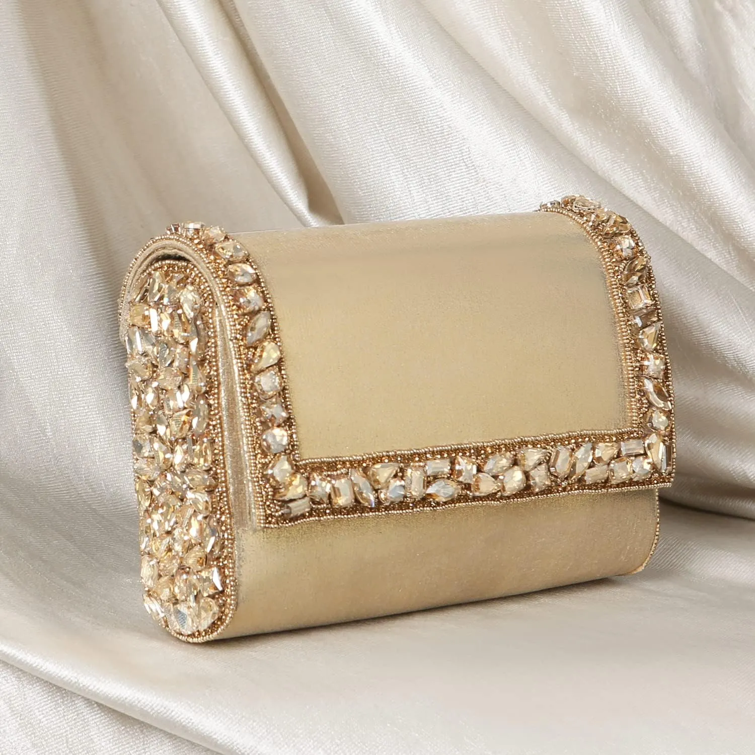 Aheli Clutch Purses Handmade Handbags for Wedding Evening Party Bridal Gift for Women