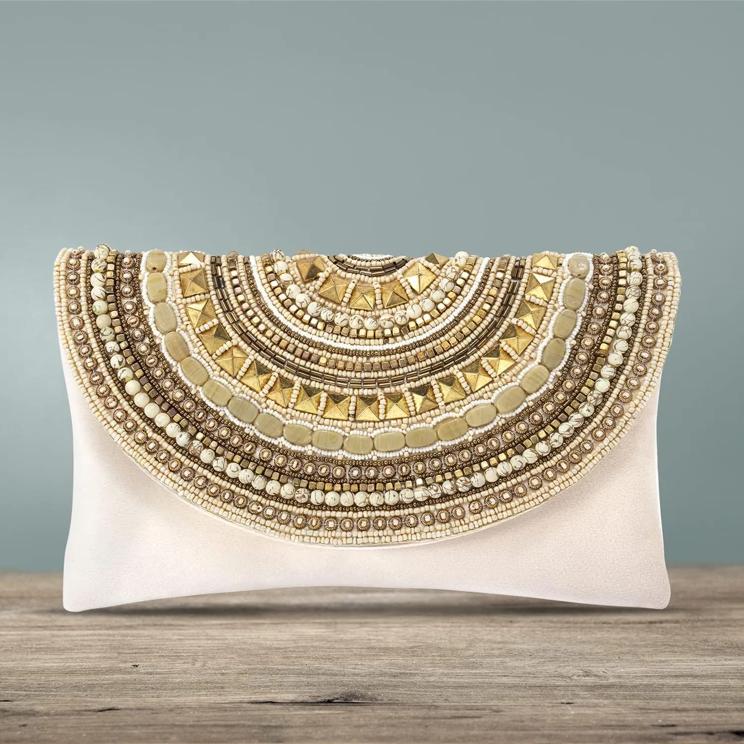 Aheli Indian Clutch Purses Gift for Women Wedding Handmade Evening Bridal Handbags Party
