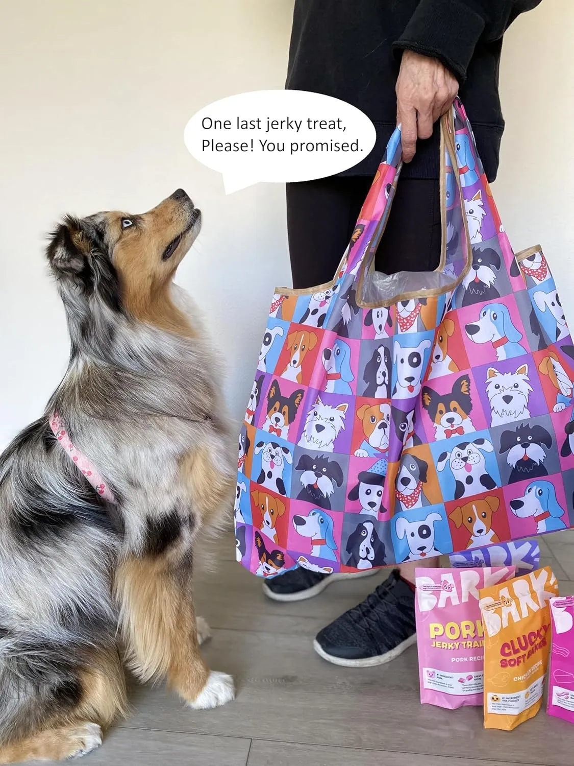 allydrew Large Foldable Tote Nylon Reusable Grocery Bags
