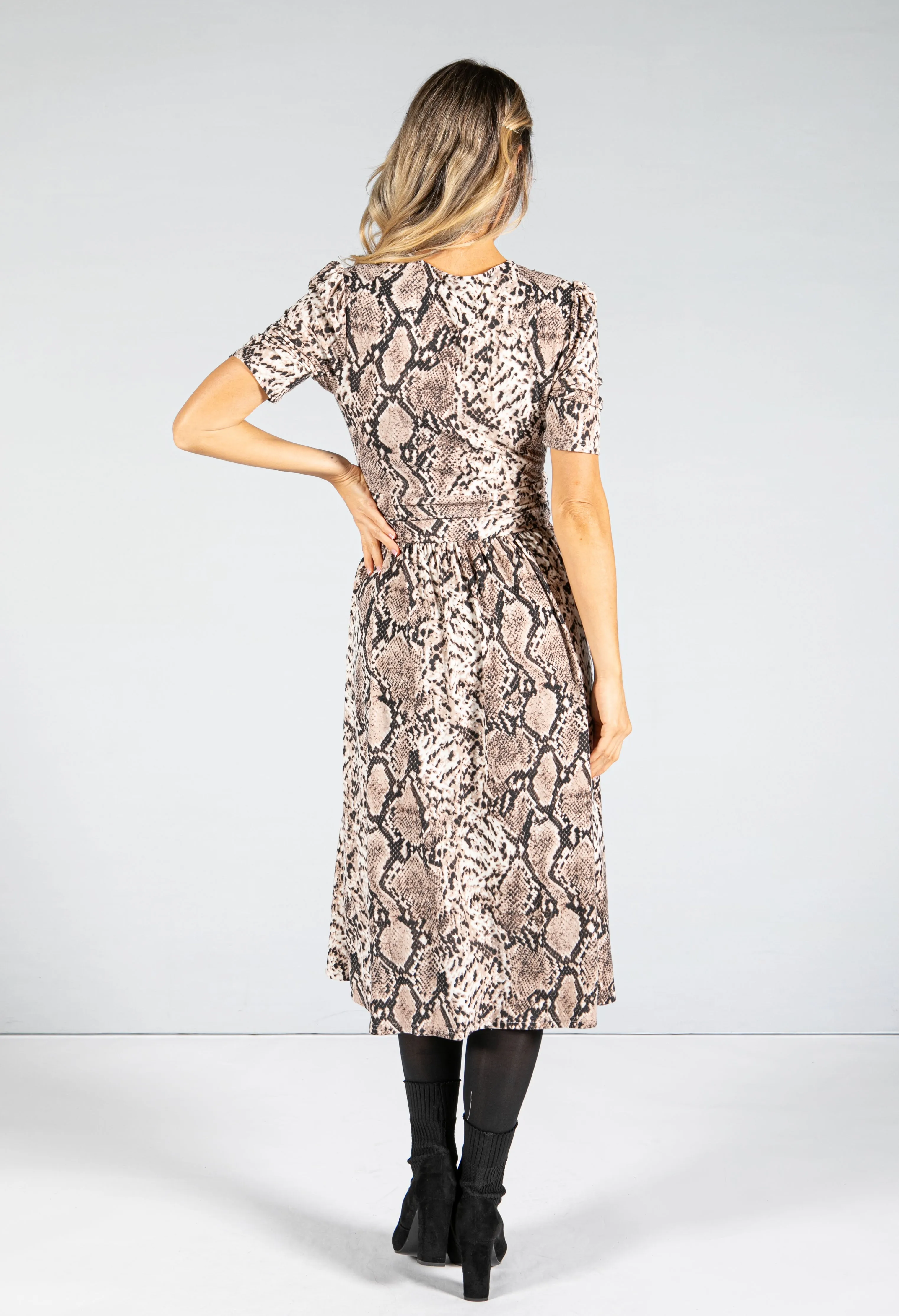 Animal Print Midi Dress-1