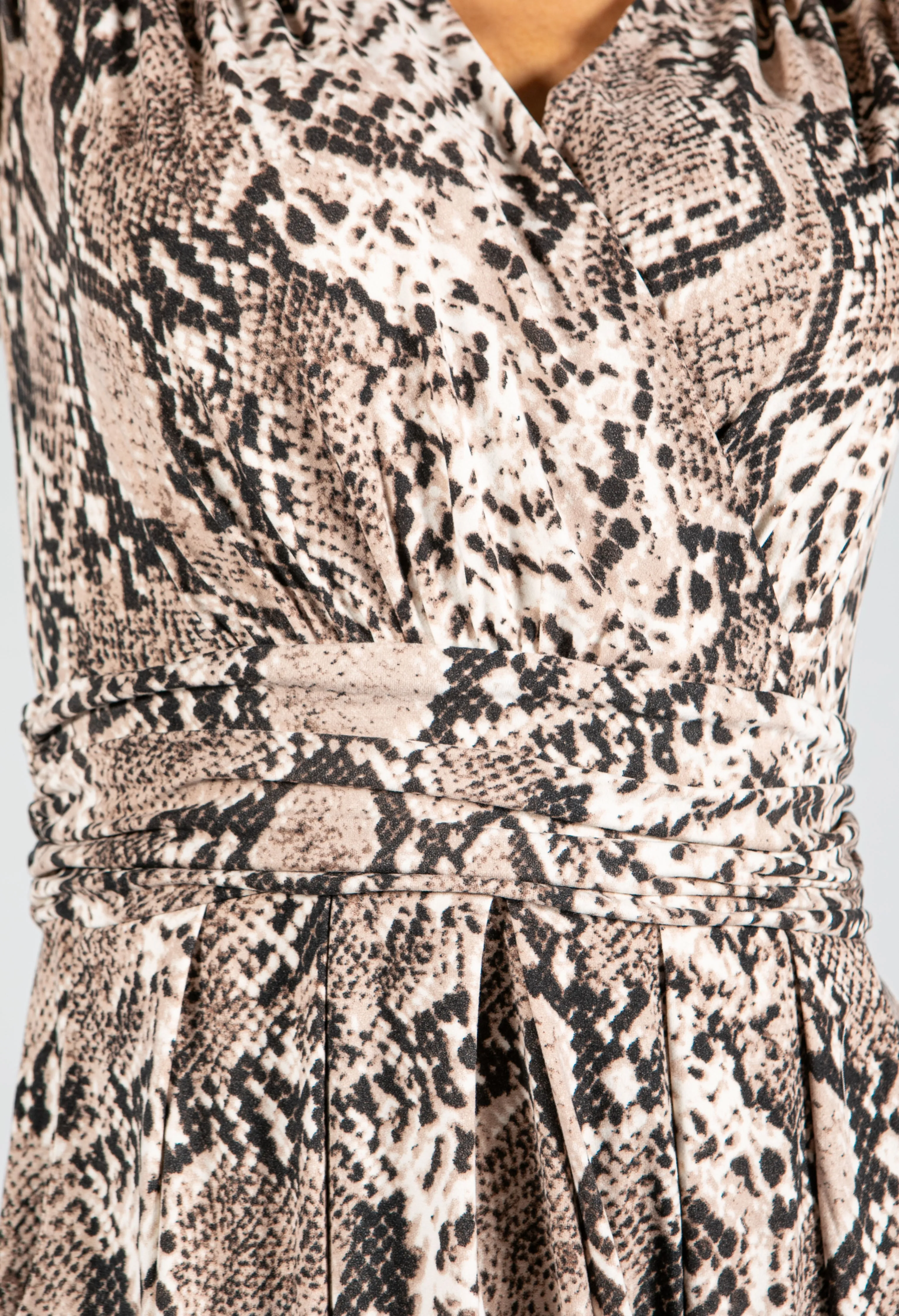 Animal Print Midi Dress-1
