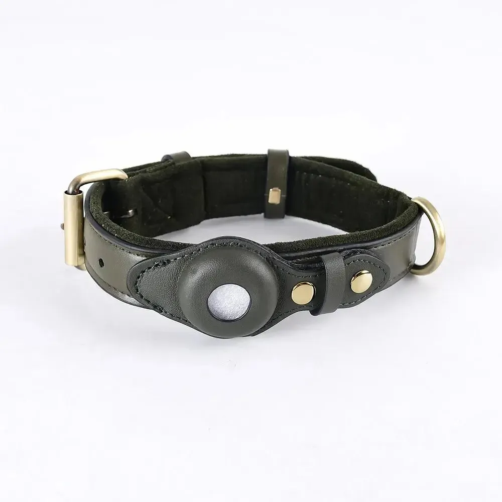 Anniepaw New Removable Locating Pet Collar AirTag Collar Anti-Lost Dog Tracker Protective Case Dog Collar Outdoors Walking Pet Supplies