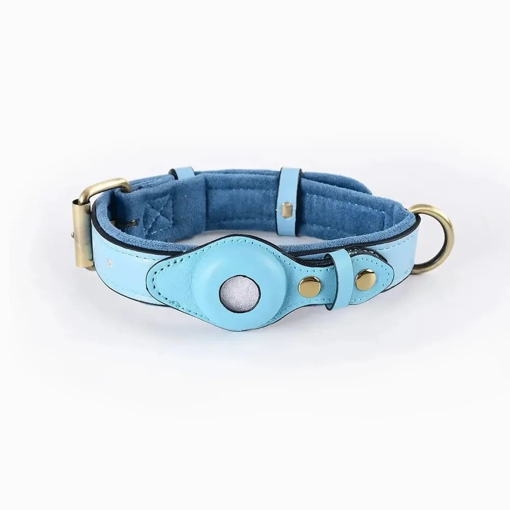 Anniepaw New Removable Locating Pet Collar AirTag Collar Anti-Lost Dog Tracker Protective Case Dog Collar Outdoors Walking Pet Supplies
