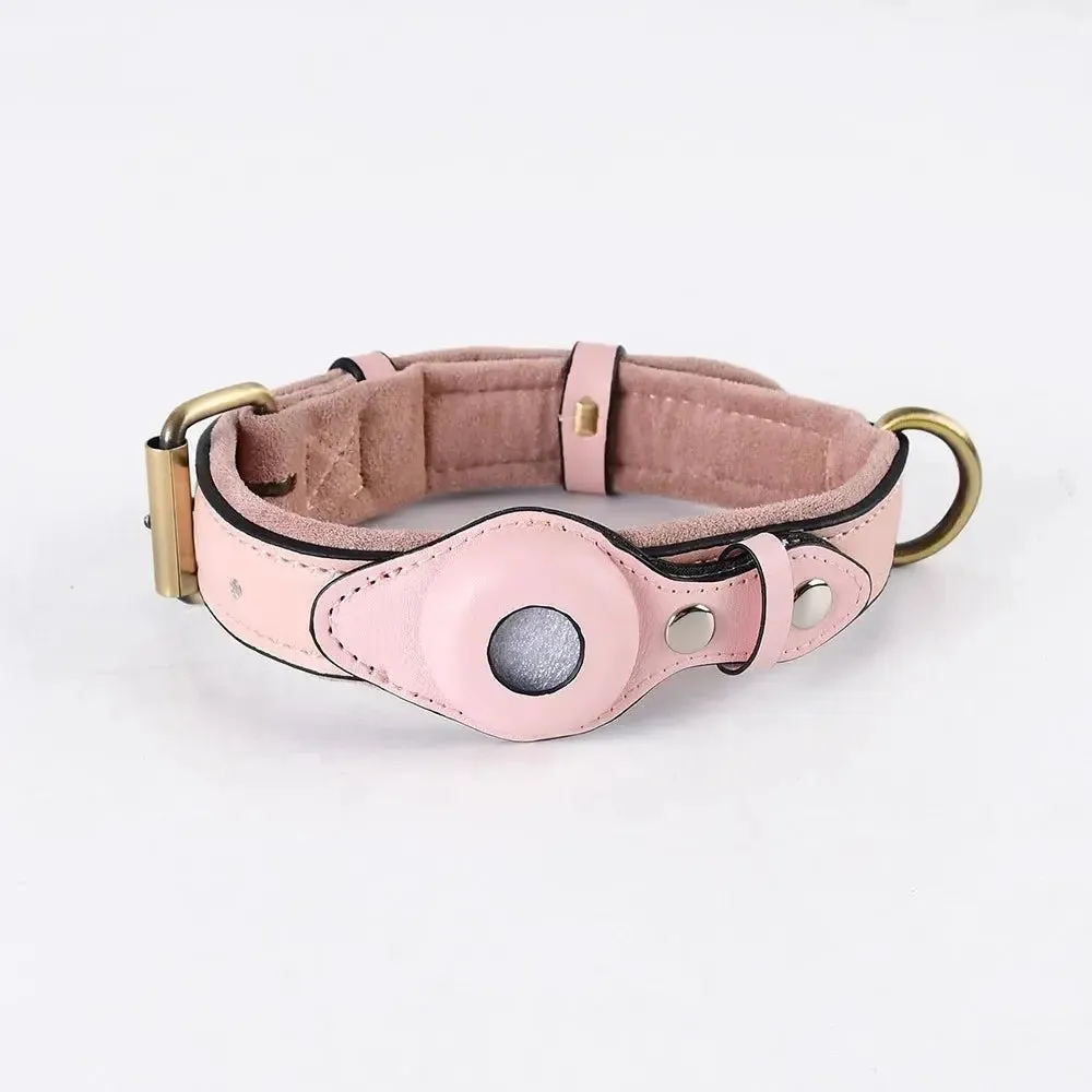 Anniepaw New Removable Locating Pet Collar AirTag Collar Anti-Lost Dog Tracker Protective Case Dog Collar Outdoors Walking Pet Supplies