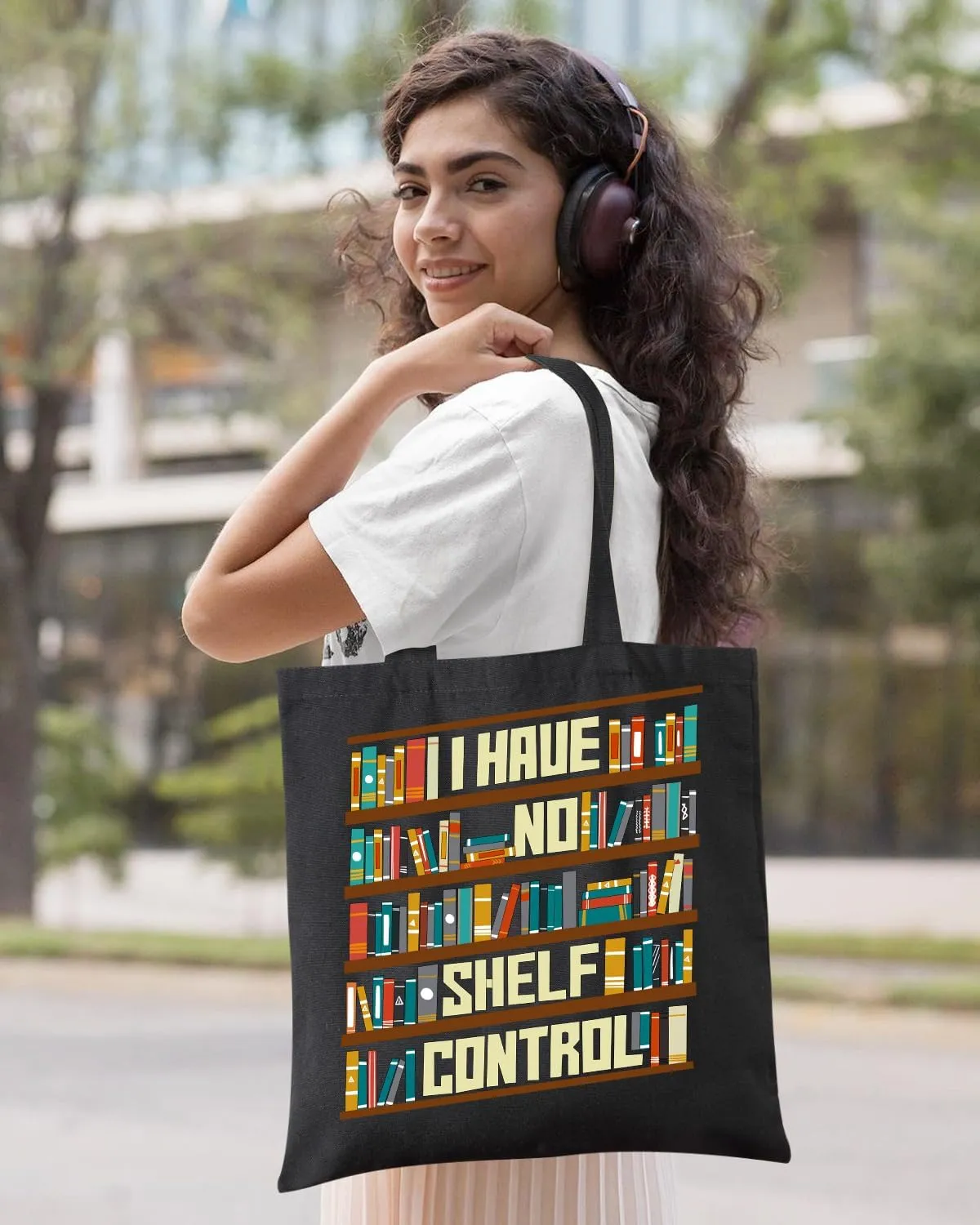 AUSVKAI Canvas Tote Bag Aesthetic for Women, Cute Reusable Cloth Cotton Bags for college Shopping Beach Grocery Trendy Gifts