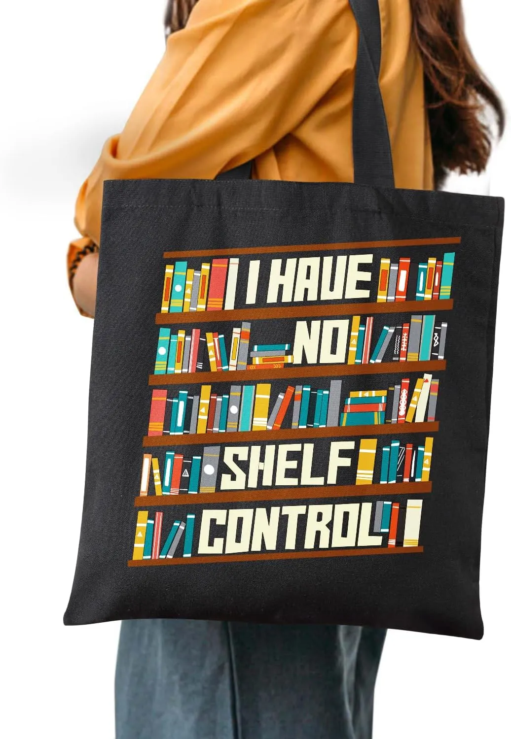 AUSVKAI Canvas Tote Bag Aesthetic for Women, Cute Reusable Cloth Cotton Bags for college Shopping Beach Grocery Trendy Gifts