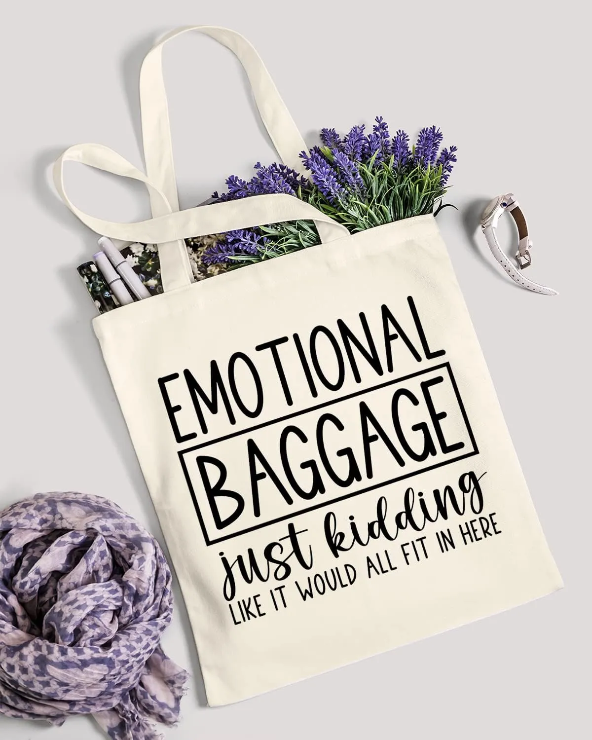 AUSVKAI Canvas Tote Bag Aesthetic for Women, Cute Reusable Cloth Cotton Bags for Shopping Beach Trendy Gifts