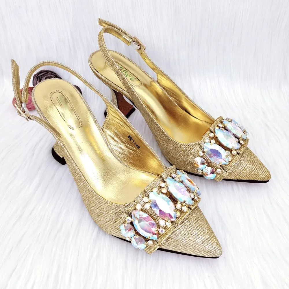 Bags and Women's high Heels for a Shiny Wedding Party(40)