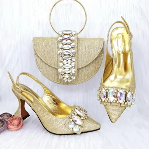 Bags and Women's high Heels for a Shiny Wedding Party(40)