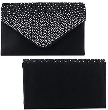 Beach Tote Bag Diamante Evening Clutch Bag Crossbody Bags Shoulder Bag Satin Party Prom Dinner Small Carryall Purse Z