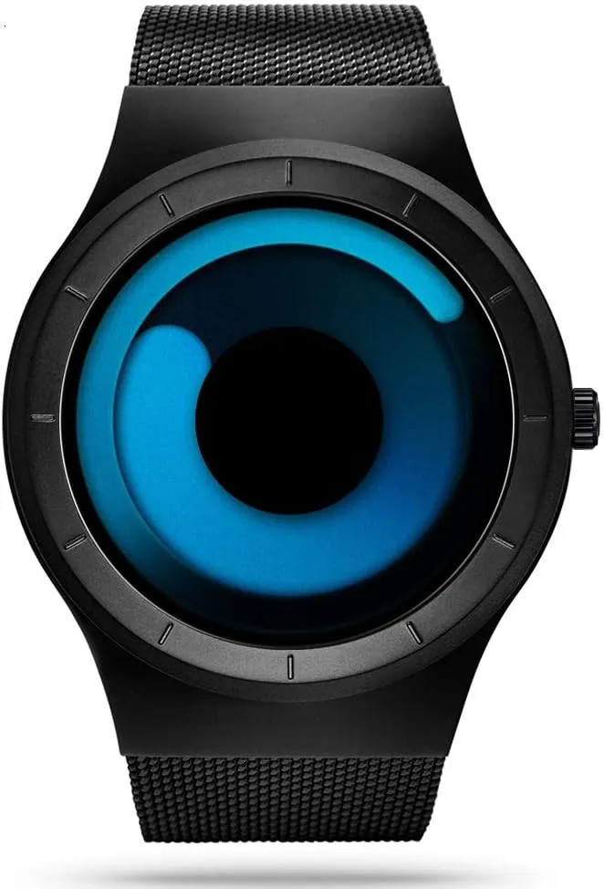 Business Watches Men Fashion Creative Original Design Watch Men Steel Mesh Men's Watch Clock Relogio Masculino Unique Wristwatch