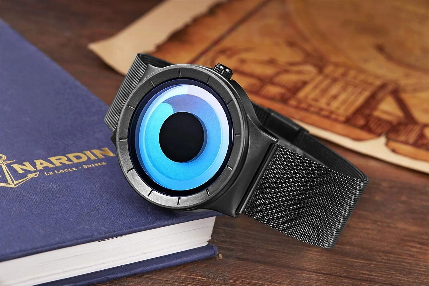 Business Watches Men Fashion Creative Original Design Watch Men Steel Mesh Men's Watch Clock Relogio Masculino Unique Wristwatch