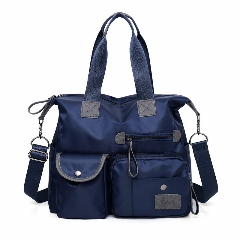 Caroline  Groe Kapazitt Mehrfachtaschen Schultertasche aus Nylon, wasserdichte Handtaschen fr Frauen, lssige Pendel-Nachrichtentaschen