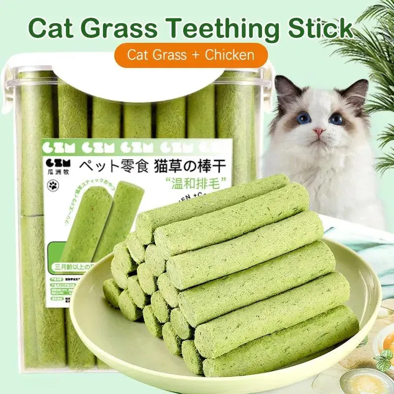 Cat Grass Teeth Cleaning Stick