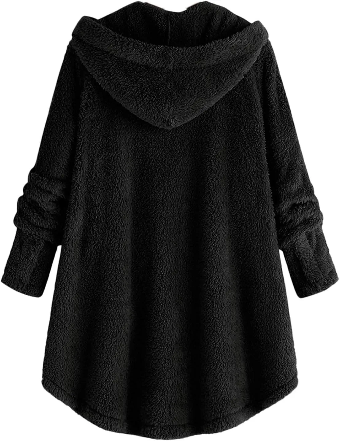 Ceboyel Women Teddy Sweatshirt Jacket Fleece Sweater Hoodies Fuzzy Sherpa Cute Pullover Tops Warm Fall Winter Clothing