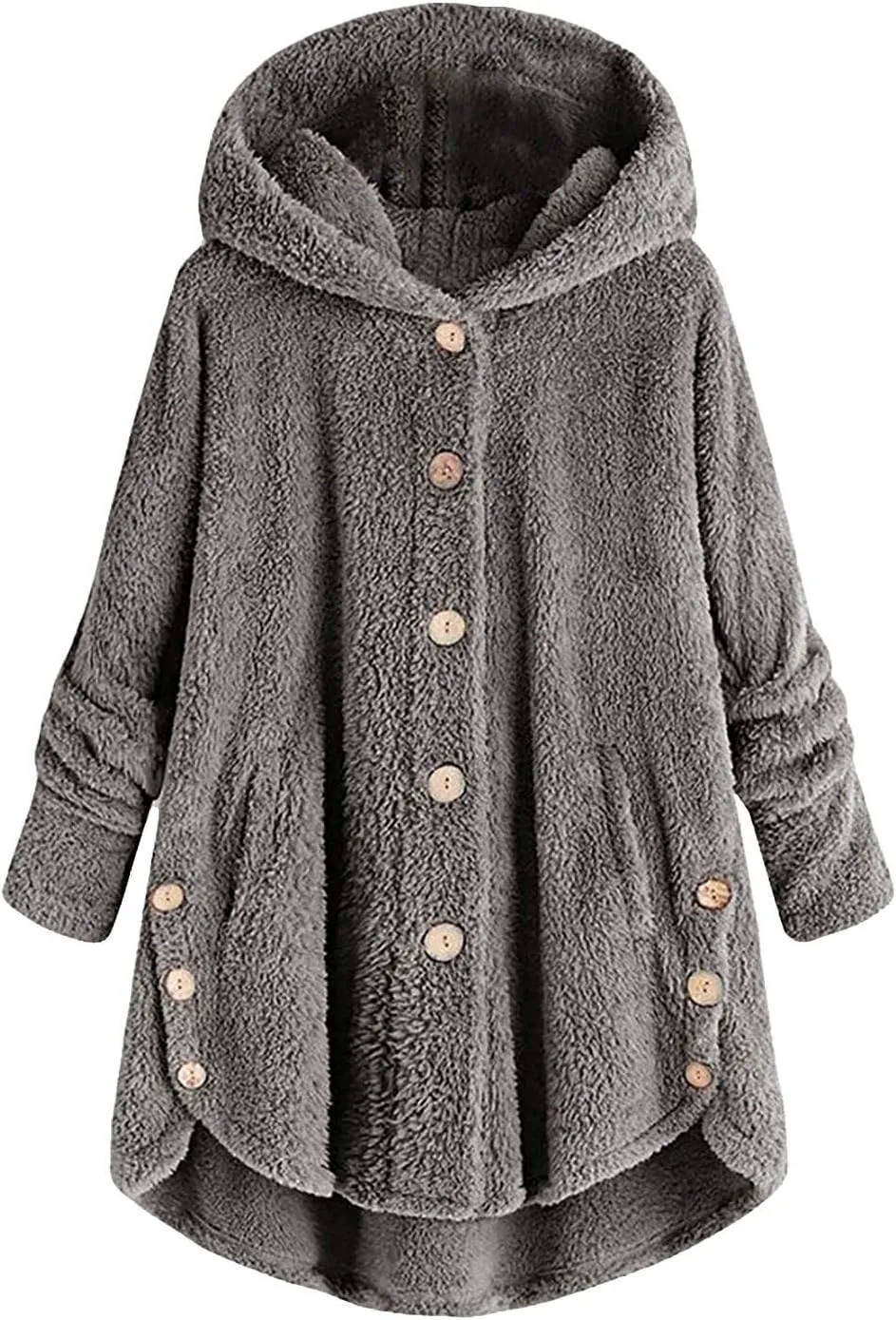 Ceboyel Womens Fleece Hoodie Sweatshirt 2023 Fuzzy Teddy Coat Shearling Warm Winter Jackets Pajamas Loungewear Clothing 2023