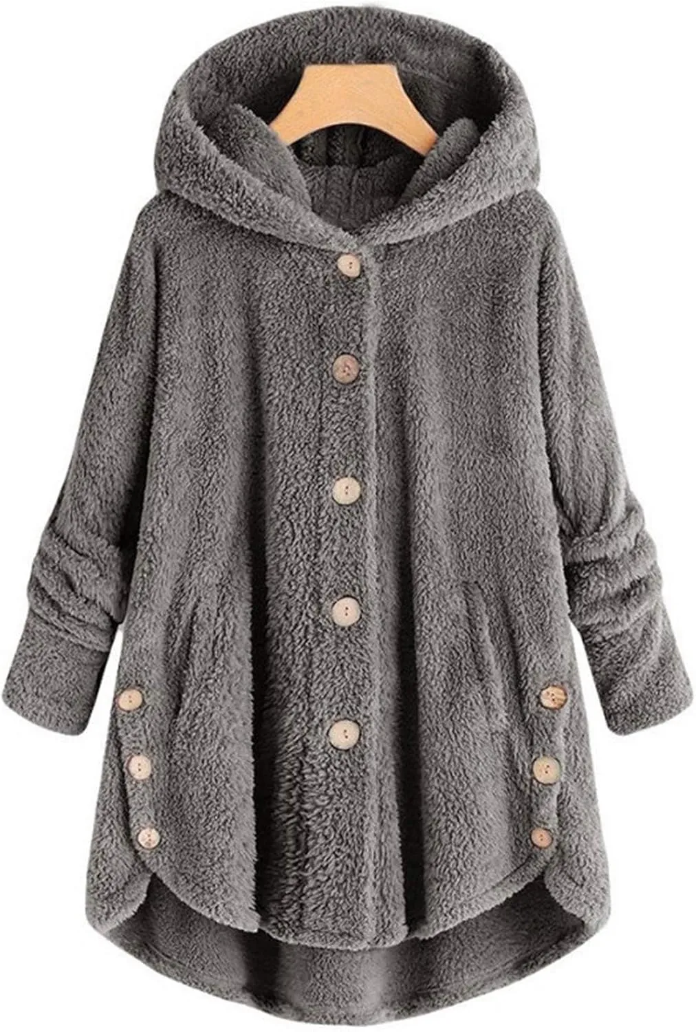 Ceboyel Womens Fleece Hoodie Sweatshirt 2023 Fuzzy Teddy Coat Shearling Warm Winter Jackets Pajamas Loungewear Clothing 2023