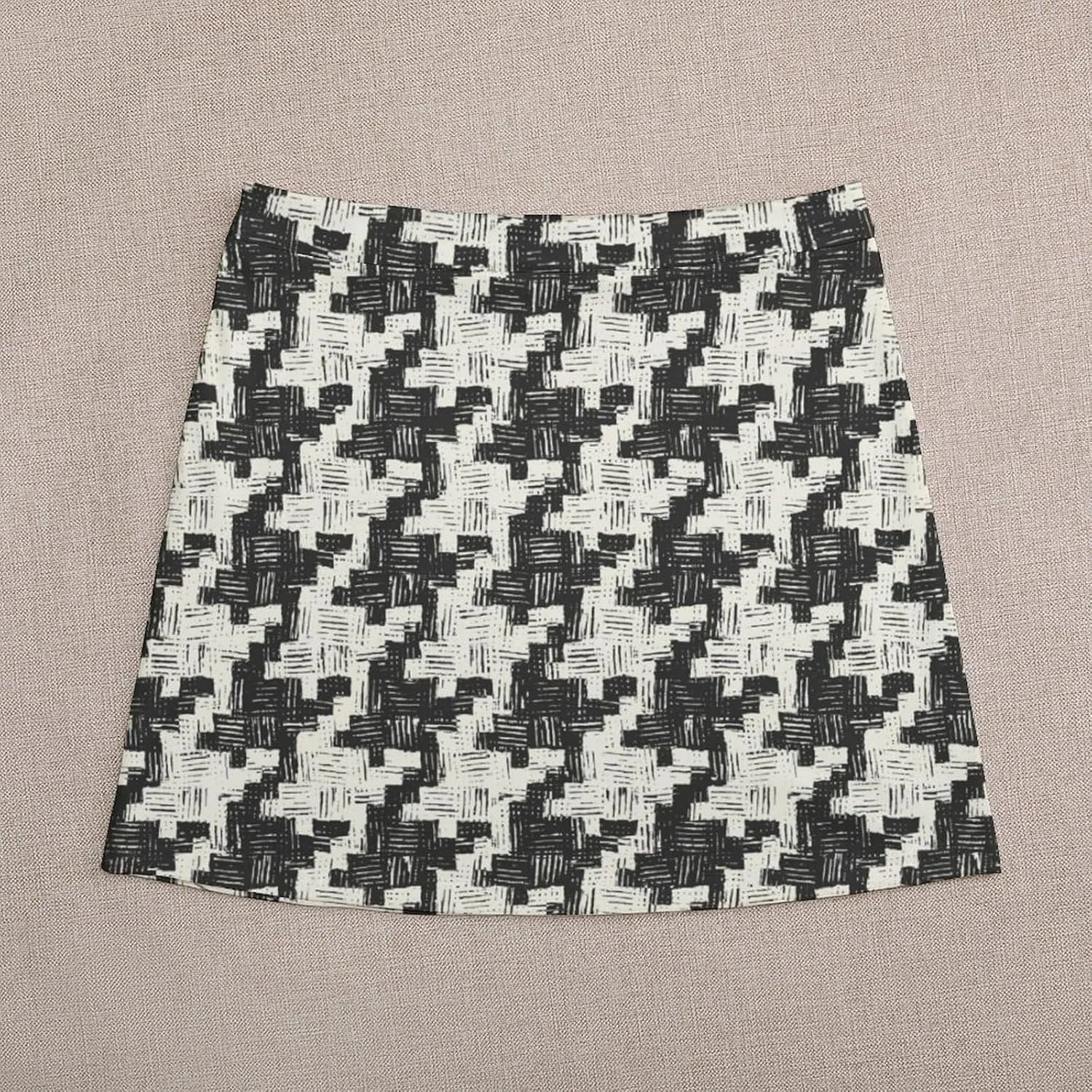 Checkered Print Short Bottoms Women Short Skirt High Waisted Stretchy Athletic Skorts Business Casual Sexy Minis