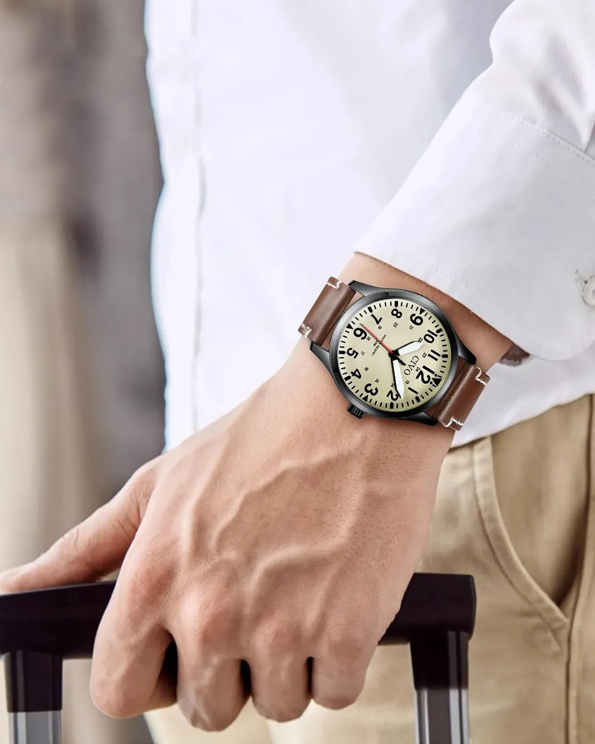 CIVO Military Watch for Men Waterproof: Analog Mens Watches Classic- Field Wrist Watches for Man