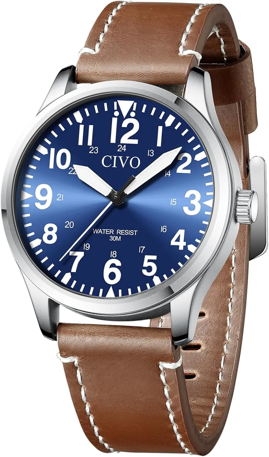 CIVO Military Watch for Men Waterproof: Analog Mens Watches Classic- Field Wrist Watches for Man