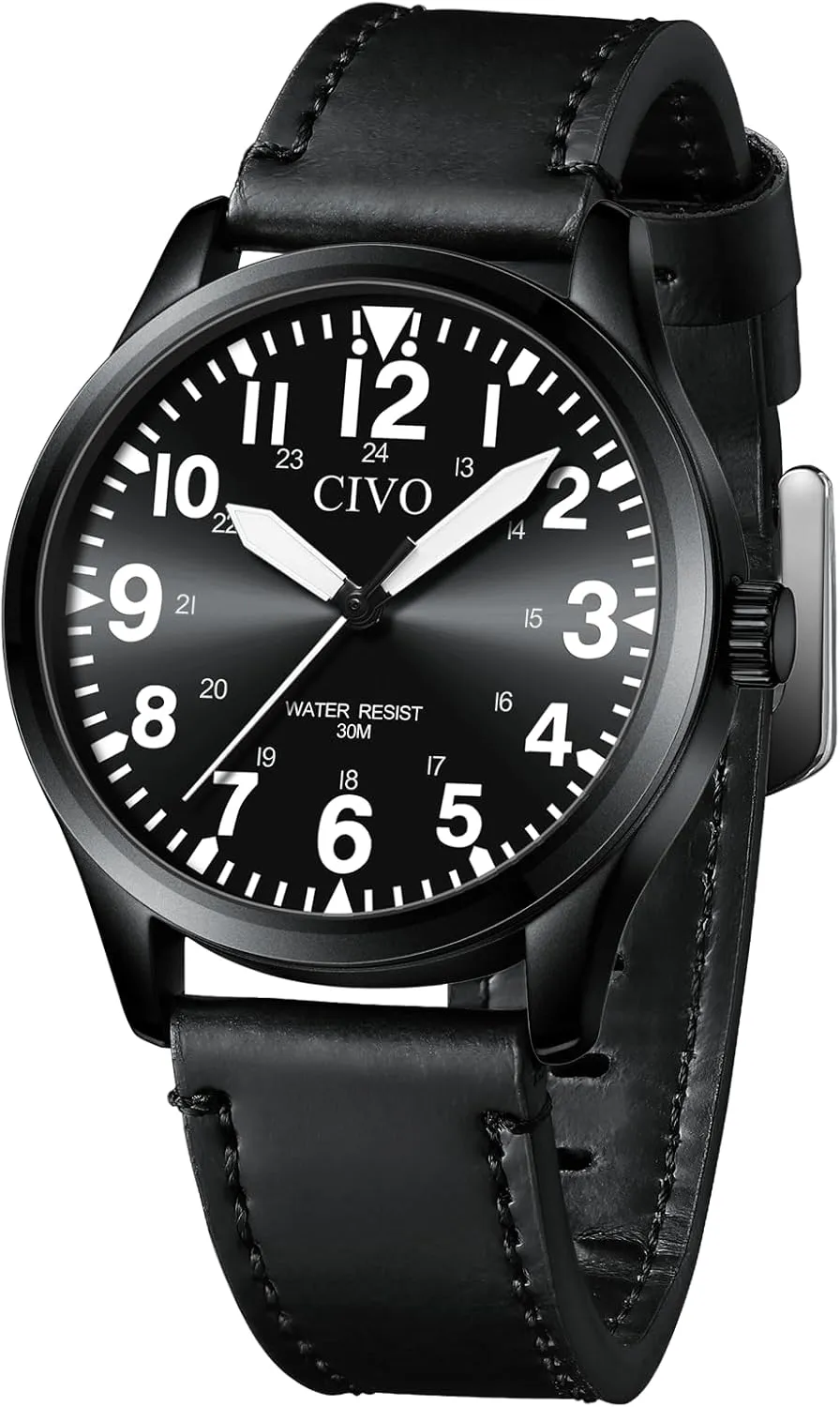 CIVO Military Watch for Men Waterproof: Analog Mens Watches Classic- Field Wrist Watches for Man