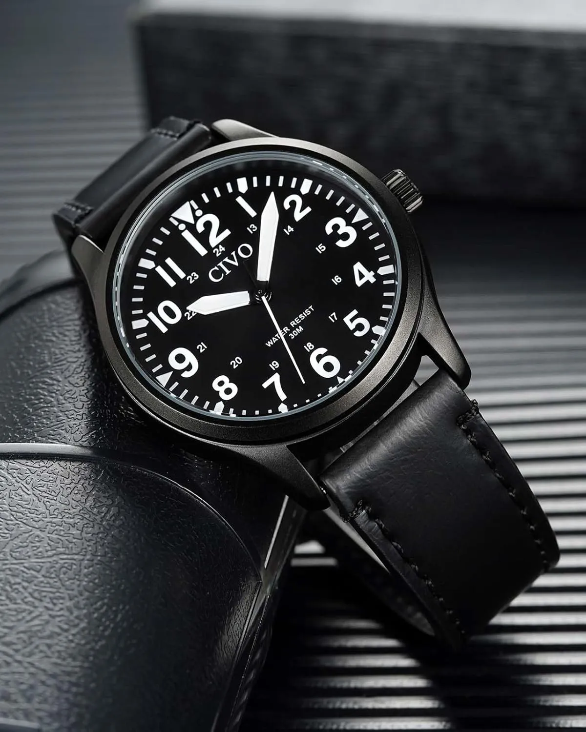CIVO Military Watch for Men Waterproof: Analog Mens Watches Classic- Field Wrist Watches for Man