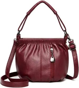 Clutch Bags for Women Small Crossbody Bags Bucket bags Soft Leather Handbag Purse Satchel