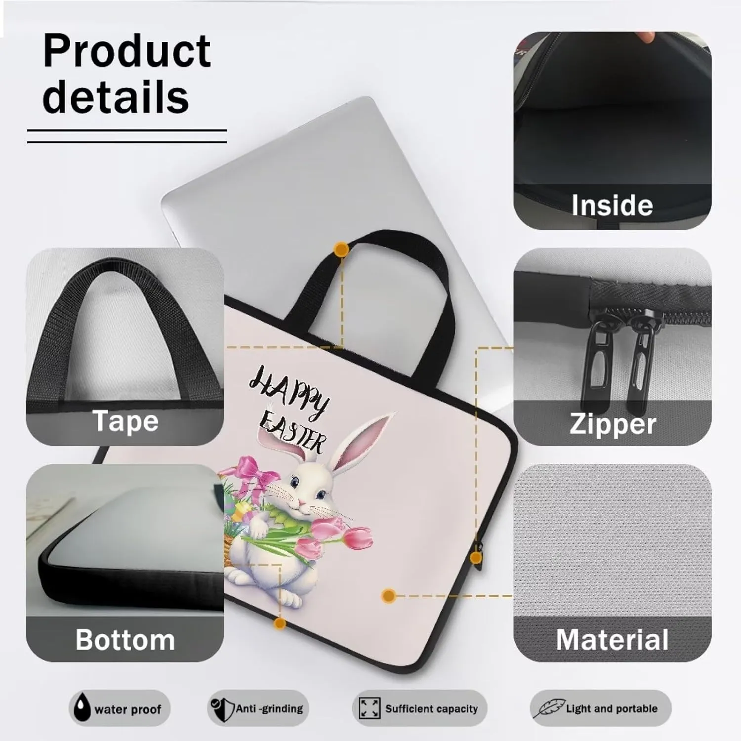 Coloranimal Computer Bags for Women and Men,10 Inch - 17 Inch Laptop Briefcases Laptop Messenger & Shoulder Bags