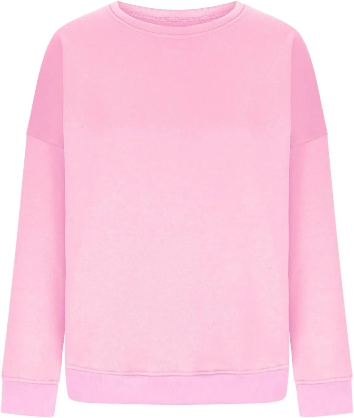 Crewneck Oversized Sweatshirt for Women Fleece Casual Long Sleeve Pullover Hoodies Trendy Comfy Fall Tops