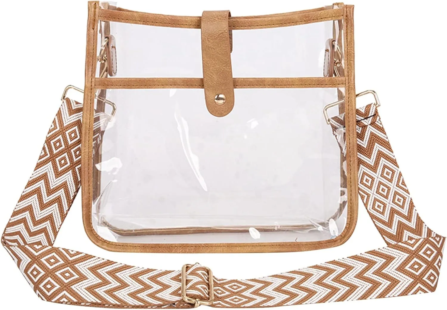 Crossbody Bags for Woman Trendy Women Bag Fashion Transparent Shoulder Bag Color Leopard Shoulder Strap Crossbody