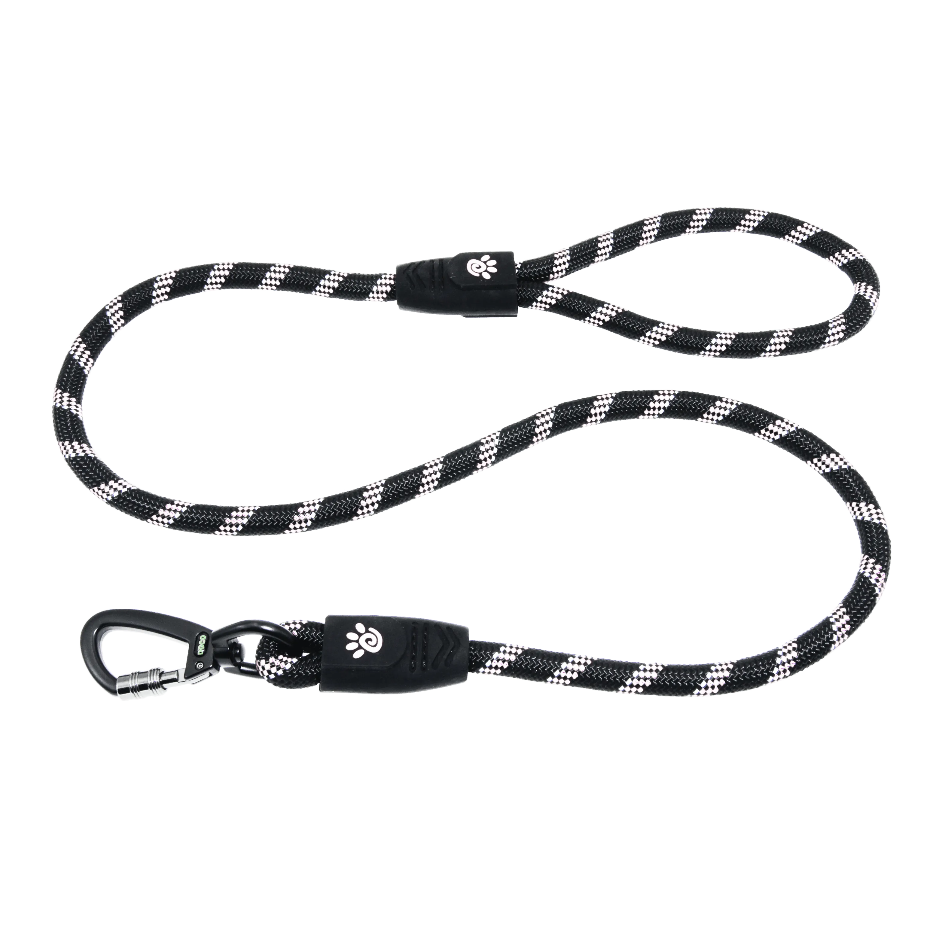 DOCO® 5ft Reflective Rope Dog Leash w/ Click & Lock Snap (3/8" Width x 5ft)