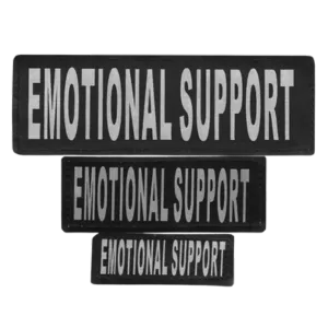Dogline Removeable Reflective Patches - Set of 2 Emotional Support
