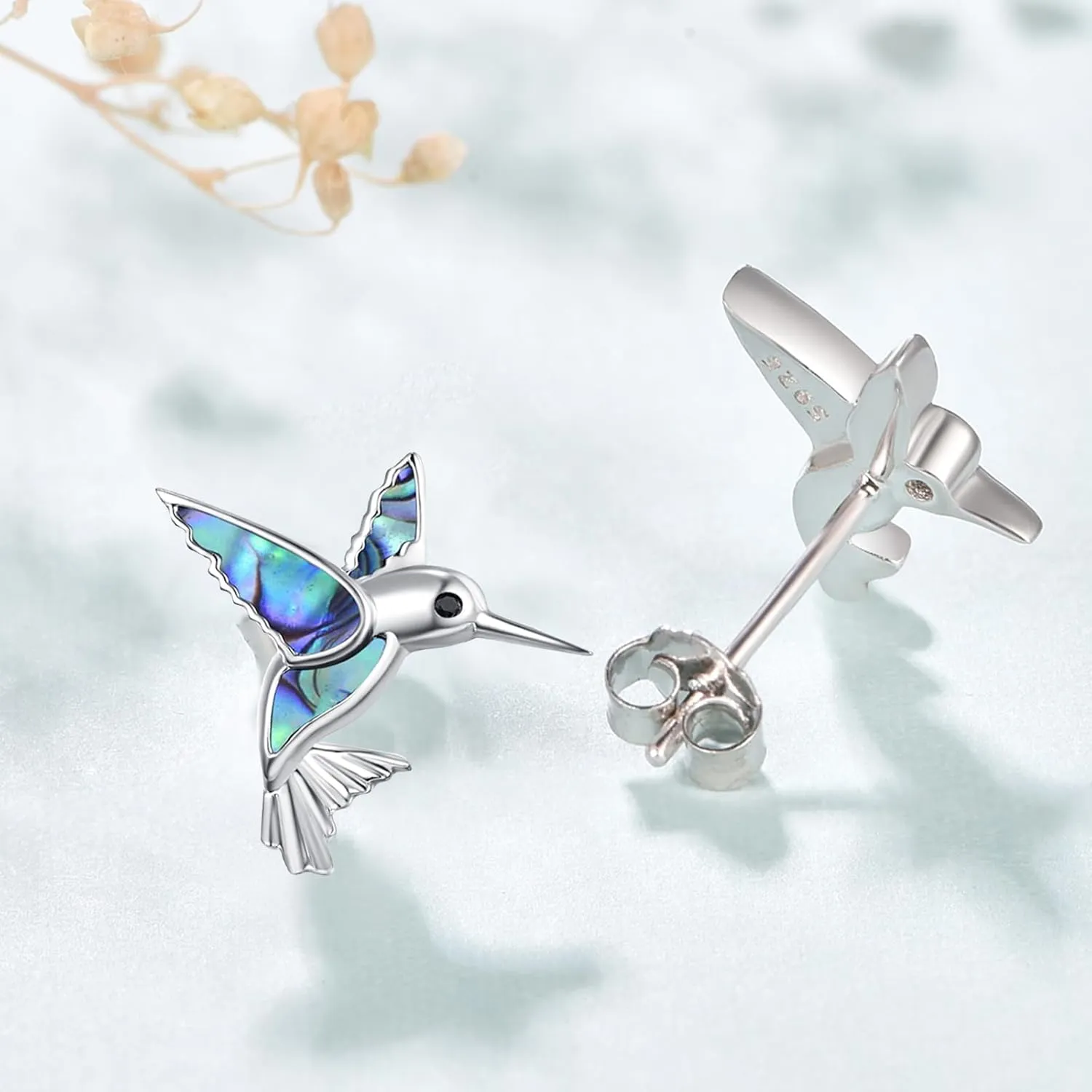 Dreamboat Hypoallergenic Animal Stud Earrings for Women 925 Sterling Silver Animal Jewelry Gifts for Sensitive Ear