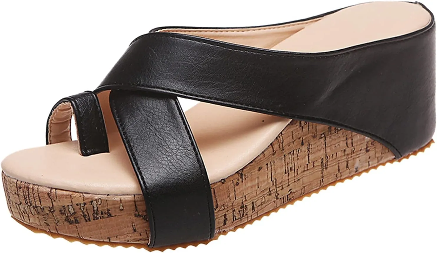 Eduavar Sandals for Women 2023, Orthopedic Sandals for Women Espadrille Wedge Platform Sandals Anti-Slip Sandals