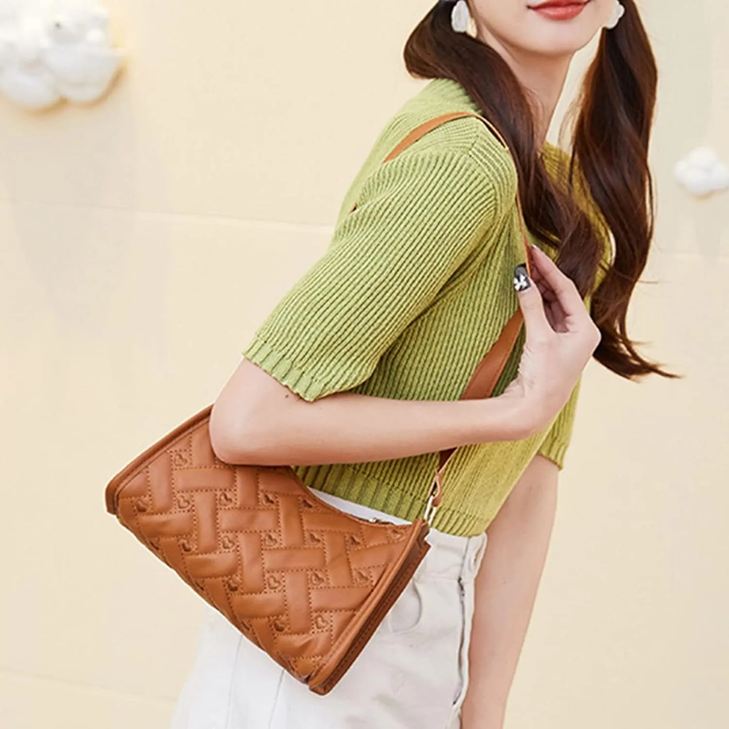 Essential Hobo Crossbody Leather Tote Bag for Women - Multipurpose Hobo Carry Shoulder Bag By Kpl